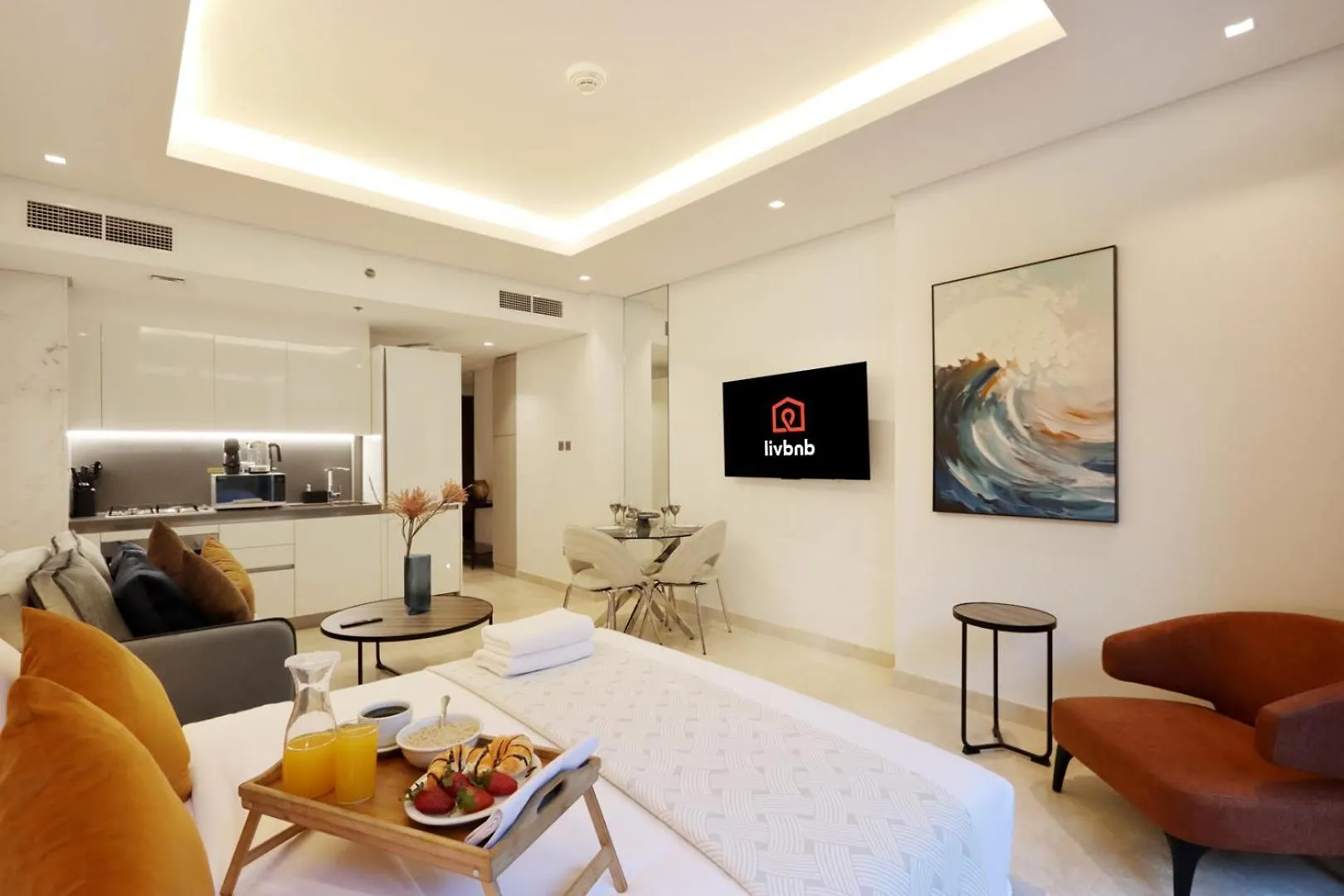 Livbnb-Studio In Stellar Location, Business Bay Dubai Apartment