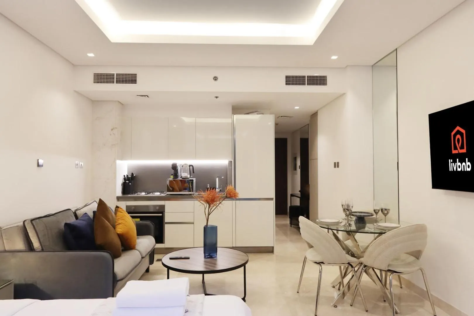 דירה דובאי Livbnb-Studio In Stellar Location, Business Bay